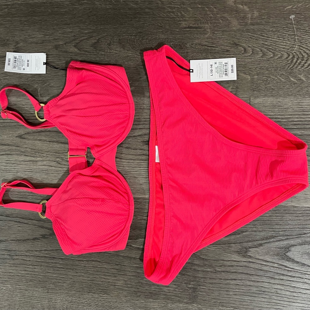 Vibrant Pink Bikini Set